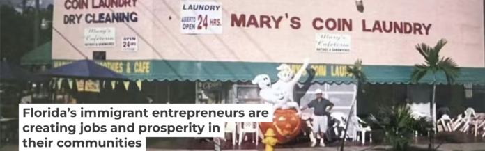 Founded in 1988, Mary’s Cafe & Coin Laundry in Miami, Fla., has been owned by three generations of one family that immigrated to the U.S. from Cuba. Photo courtesy of the owners of Mary’s Cafe in Miami, Fla., CC BY-NC-ND